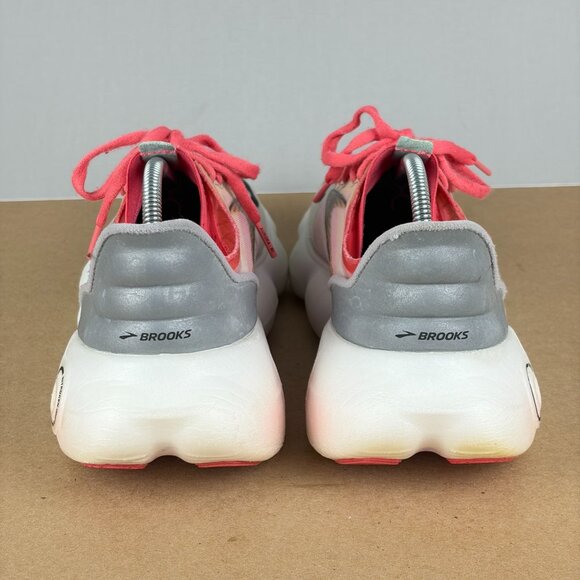 Brooks Aurora BL Running Shoes Womens 8.5 Gray Coral Low Top Lace Up - Picture 4 of 10